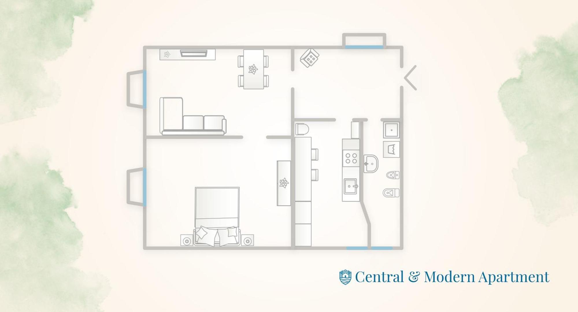Central & Modern Apartment By Rent All โกโม ภายนอก รูปภาพ